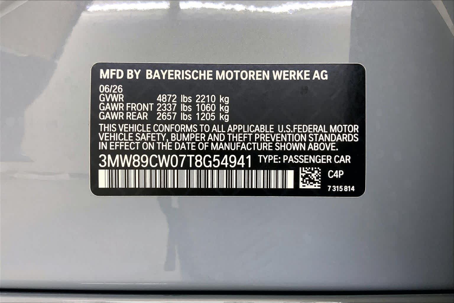 New 2026 Brooklyn Grey Metallic BMW 330i NA xDrive image 21