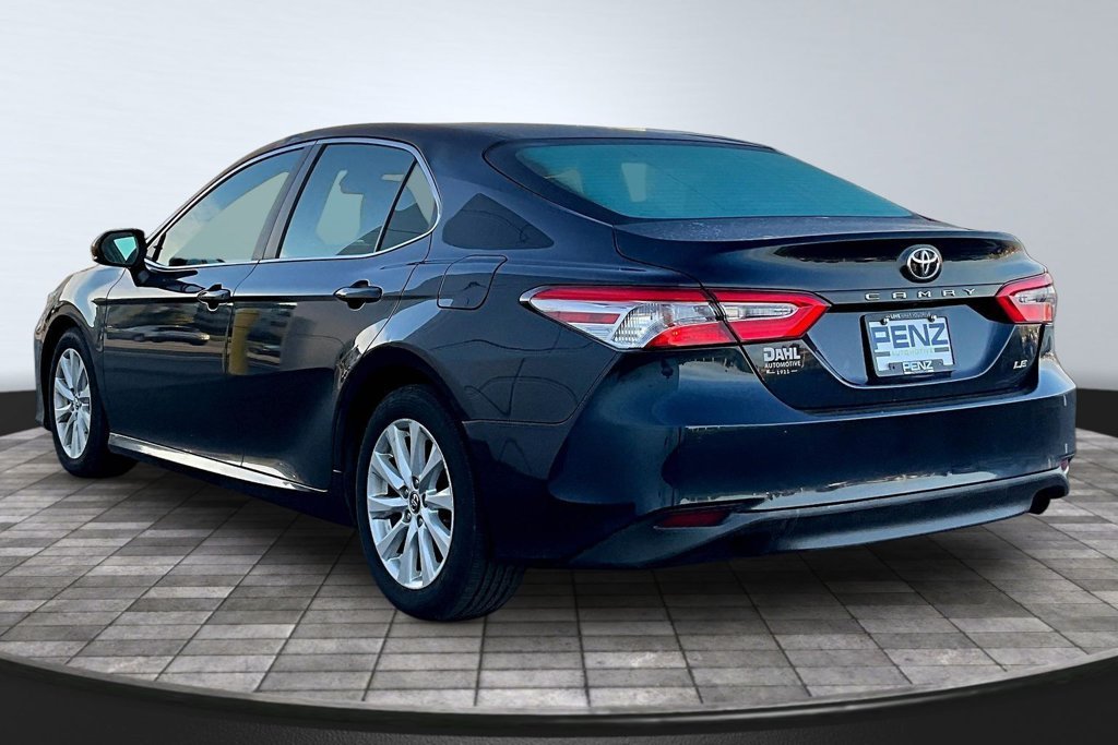 Used 2018 Blue Toyota LE image 4