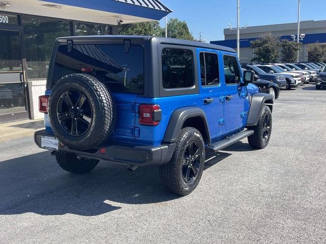 Used 2021 Blue Pearl Jeep Unlimited Sport Altitude image 6