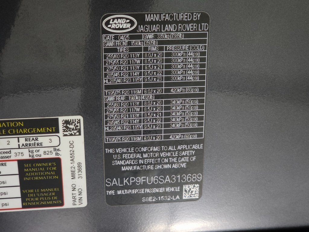 2025 LAND ROVER RANGE ROVER - Image 45