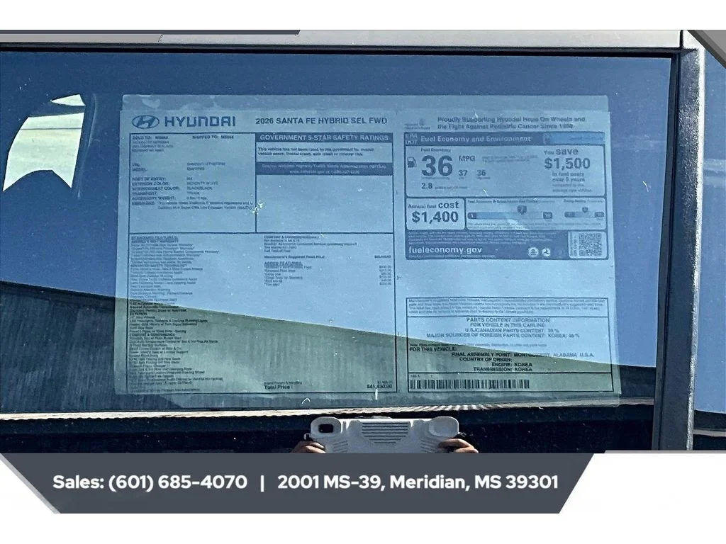Used 2026 SERENITY WHITE Hyundai SEL image 12