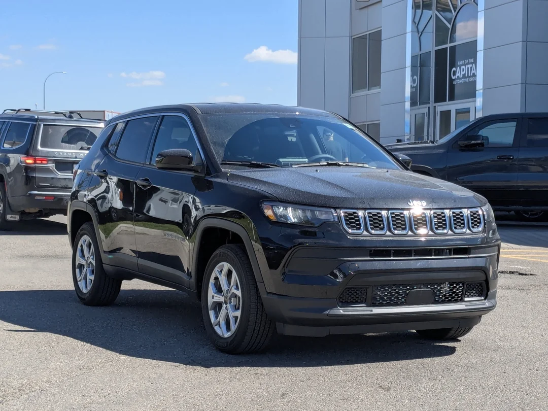 New 2025 Black Jeep Sport - - 4X4 - 4.99% O.A.C - Heated Seats & More! image 2