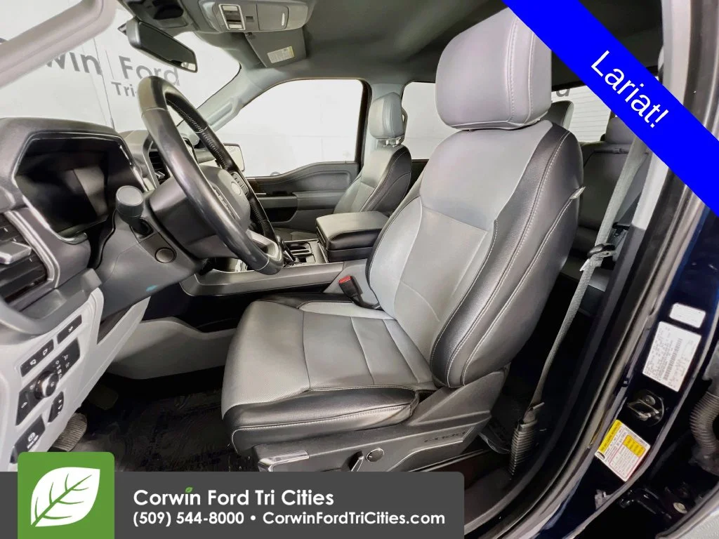 Used 2022 Atlas Blue Metallic Ford Lariat image 25