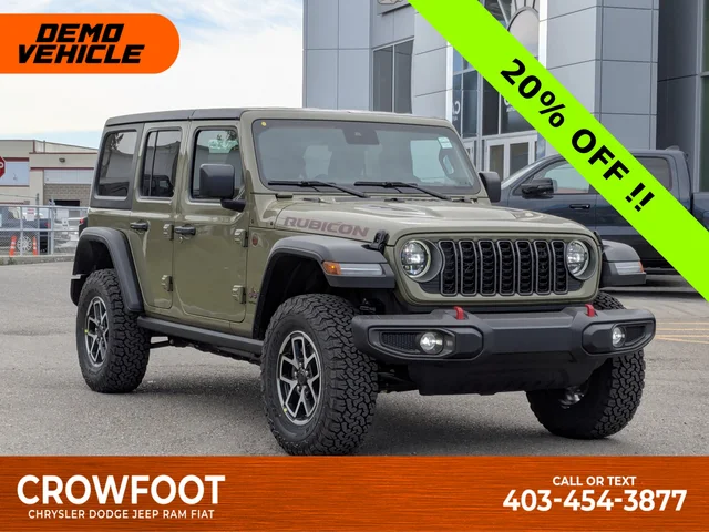 2025 Jeep Wrangler Rubicon - - Convenience Group - Heated Seats & Steering - Safety Group - A/T Tires & Tons More!