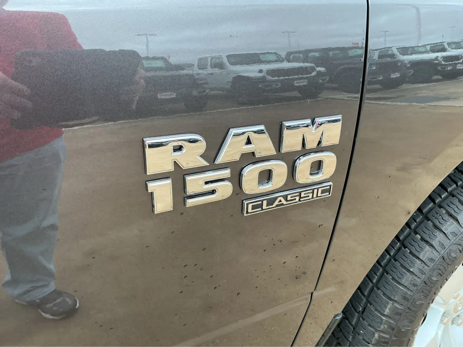 Used 2024 Granite Crystal Metallic Clearcoat Ram SLT image 6