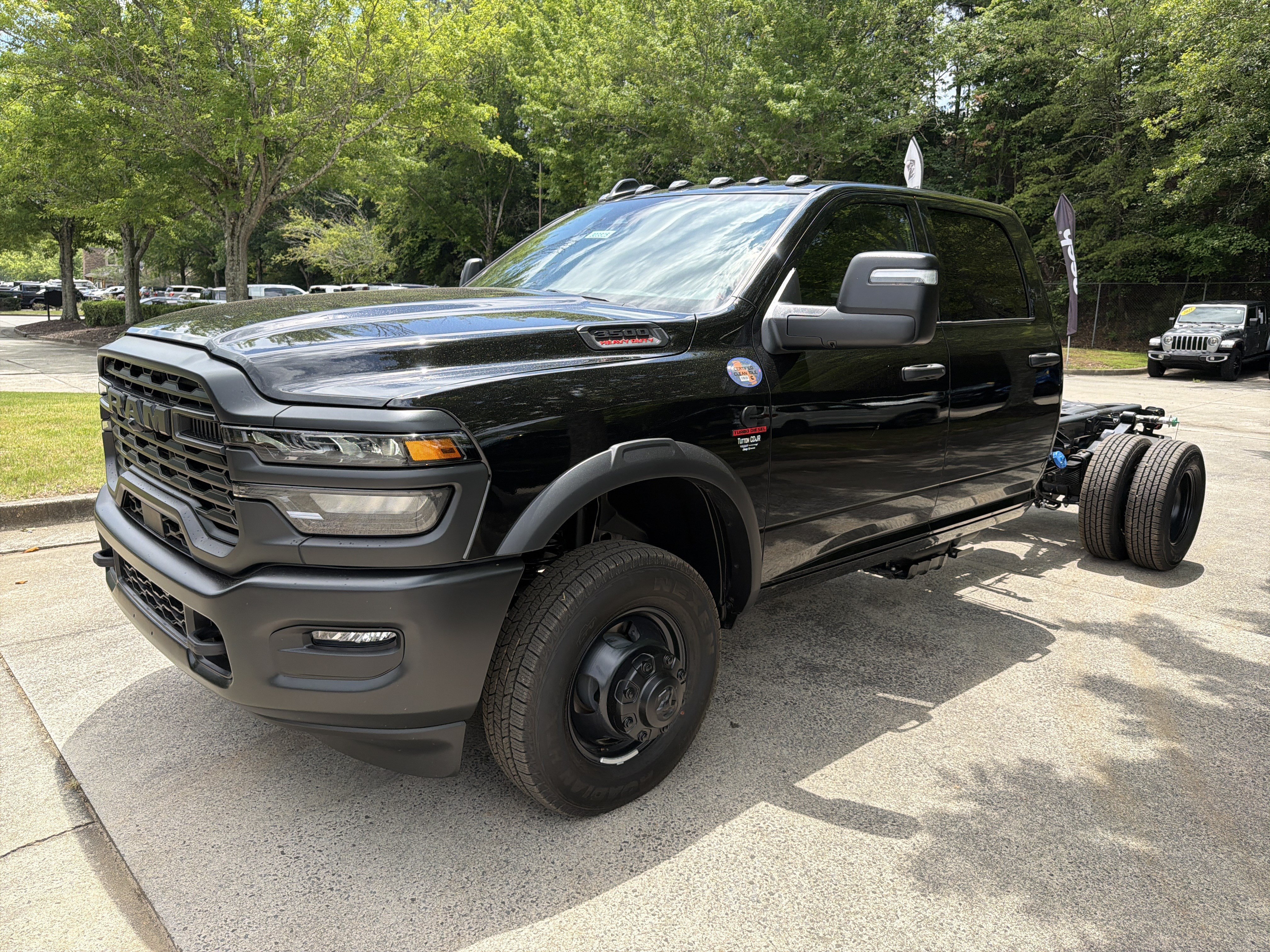 New 2026 Diamond Black Crystal Pearlcoat RAM Tradesman image 3