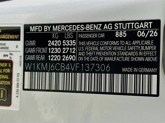 New 2027 MANUFAKTUR Moonlight White Metallic Mercedes-Benz CLE 53 AMG® image 30