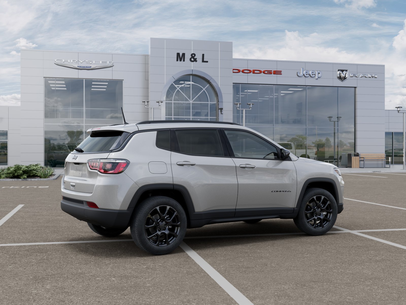 New 2026 Silver Zynith Metallic Clear-Coat Exterior Paint Jeep Latitude Altitude image 31