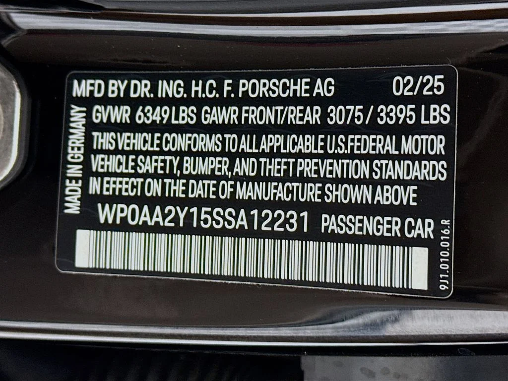 Certified Used 2025 Black Porsche 4 image 31