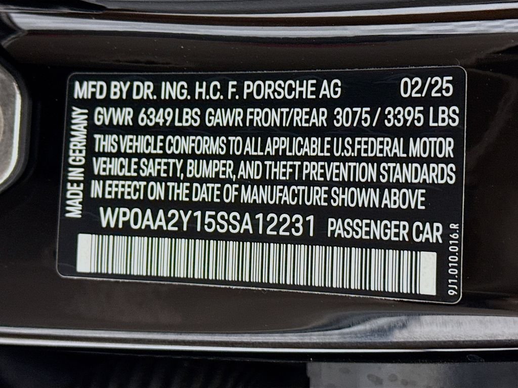 Used 2025 Black Porsche  image 31