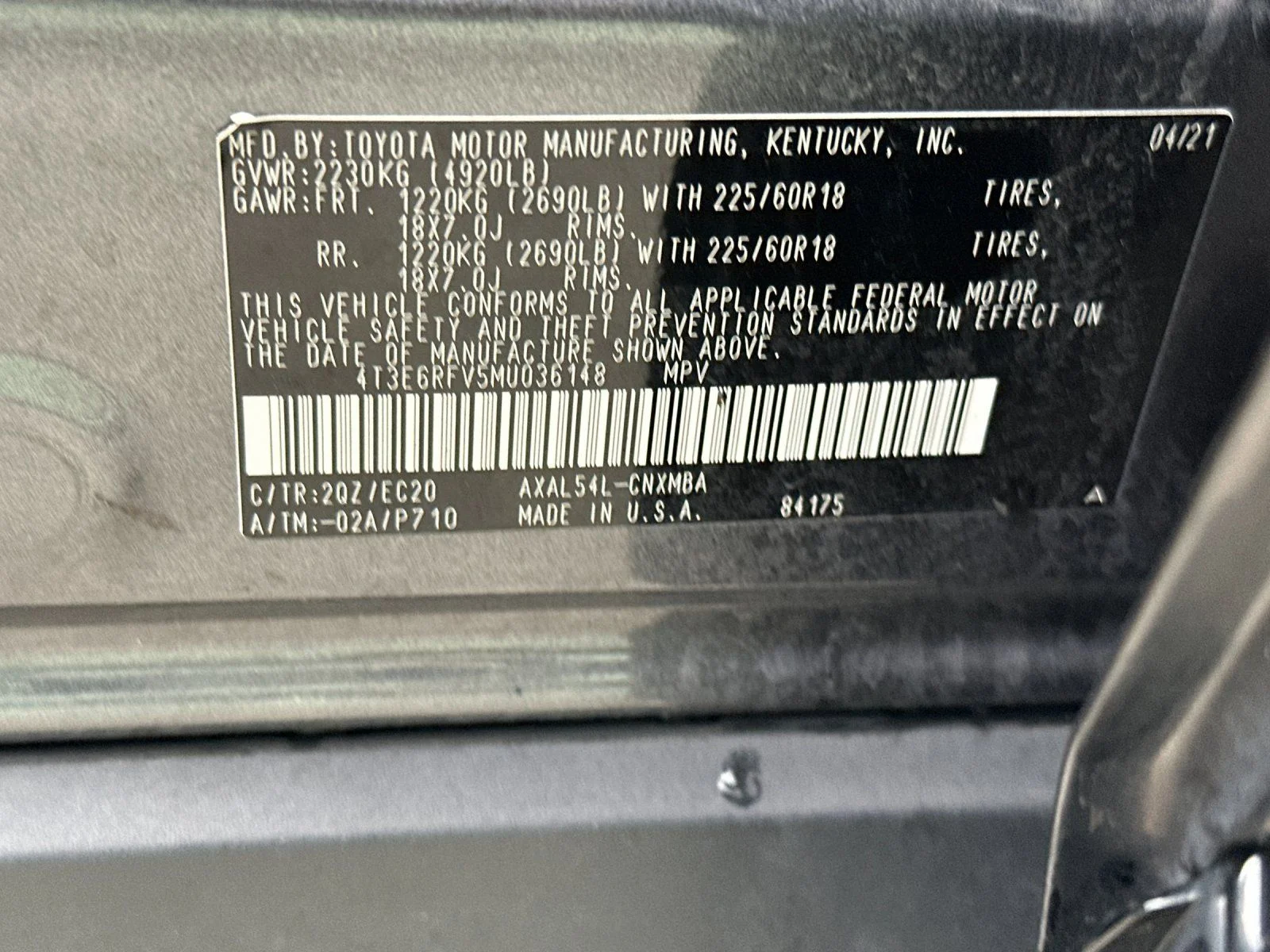 Used 2021 Midnight Black Metallic Toyota XSE image 25