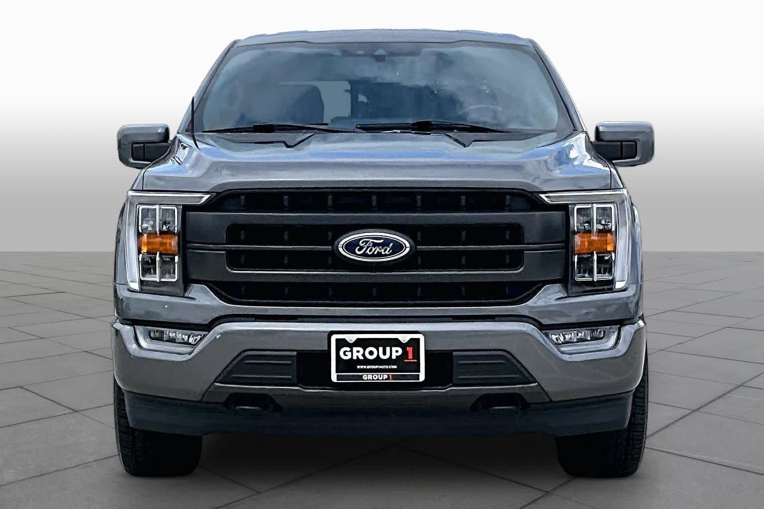 Used 2021 Carbonized Gray Metallic Ford LARIAT image 4