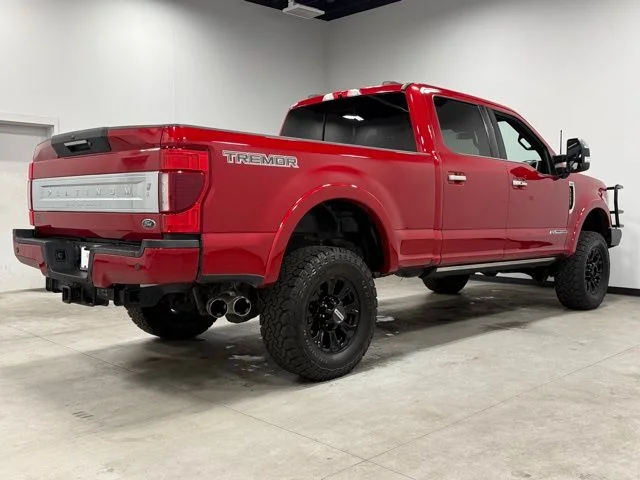 Used 2022 Red Ford Platinum Tremor image 13