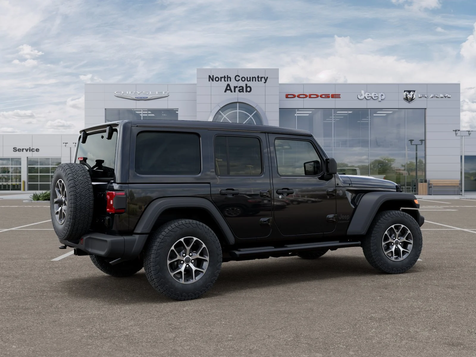New 2026 Black Clear-Coat Exterior Paint Jeep Sport S image 30