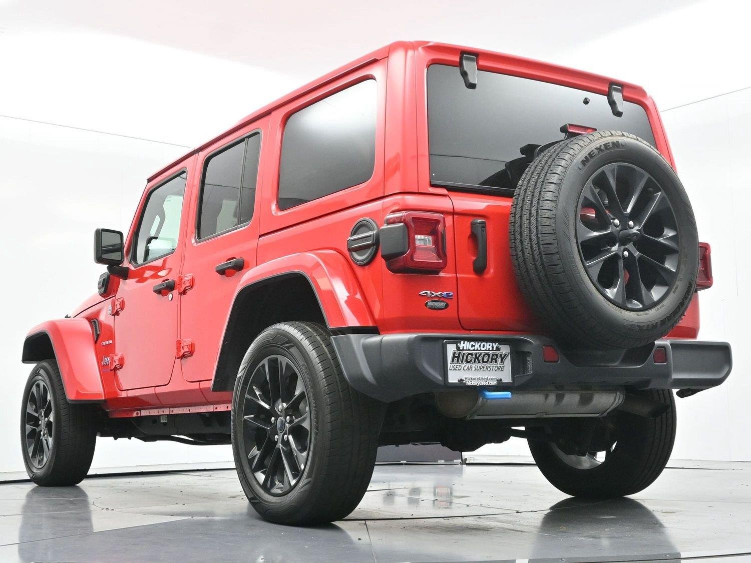 Used 2024 Firecracker Red Clearcoat Jeep Sahara image 42