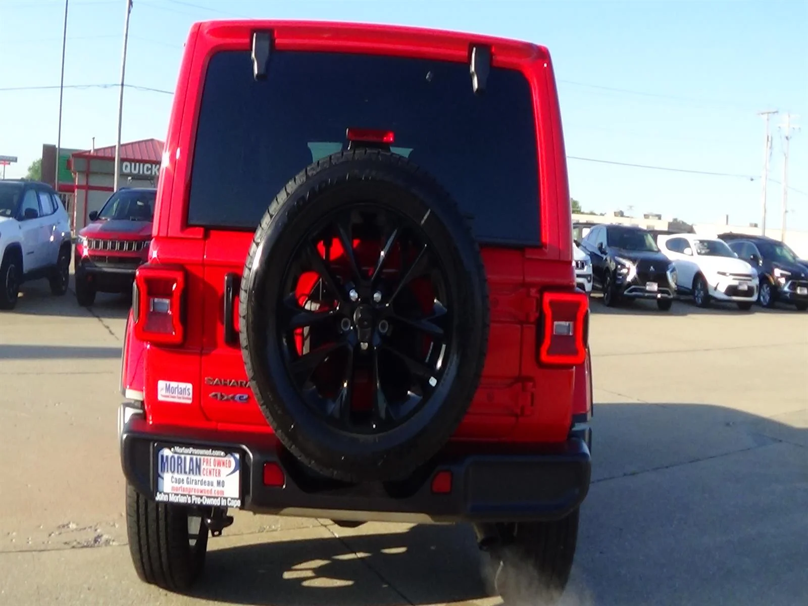 Used 2025 Firecracker Red Clear Coat (prc) Jeep Sahara 4xe image 7