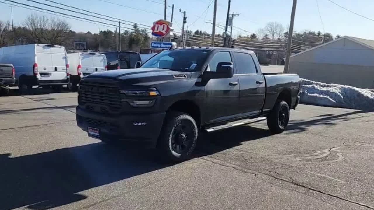 New 2026 Diamond Black Crystal Pearlcoat RAM Tradesman image 8