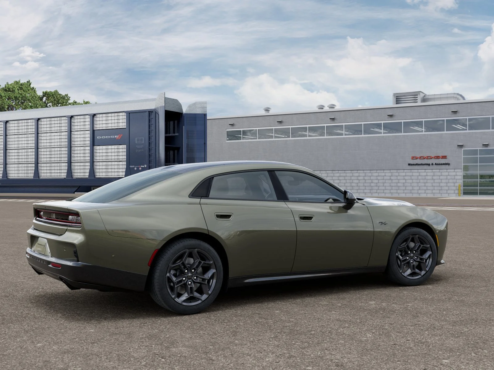 New 2026 Green Machine Exterior Paint Dodge R/T image 4