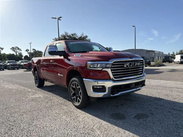 New 2027 Molten Red Pearl-Coat Exterior Paint RAM Laramie image 2