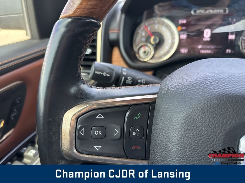Used 2021 Diamond Black Ram Limited Longhorn image 26
