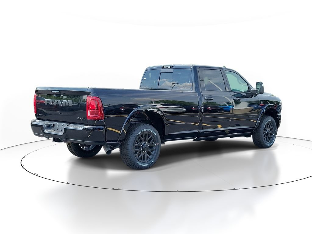 New 2026 Diamond Black Crystal Pearl-Coat Exterior Paint RAM Limited Longhorn image 4