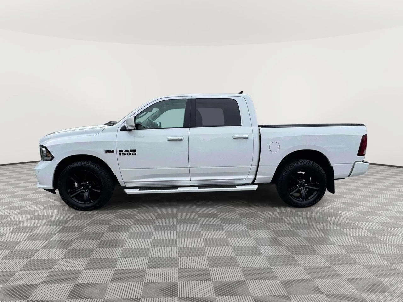 Used 2018 Bright White Clearcoat RAM Night Crew Cab 4x4 57