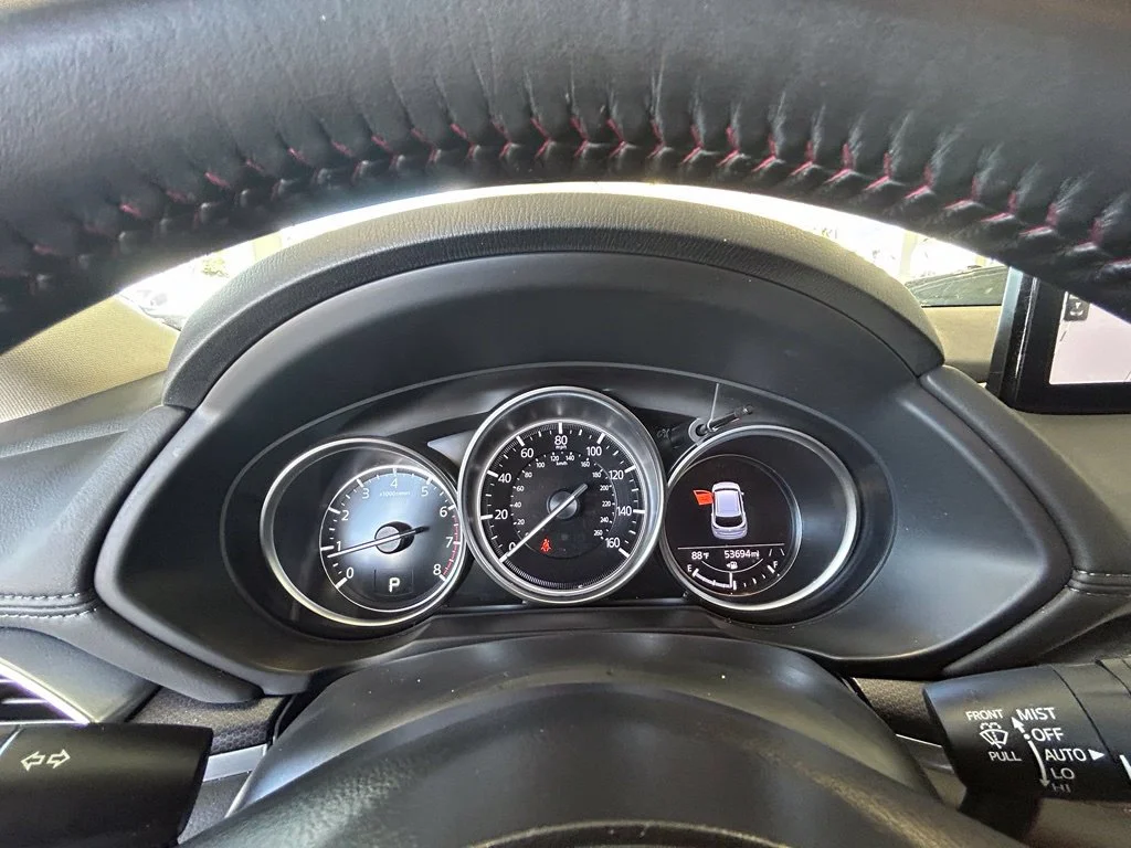 Used 2021 Polymetal Gray Metallic Mazda Carbon Edition image 40