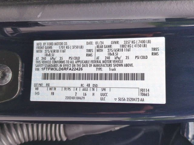 Used 2024 Blue Ford XLT image 36