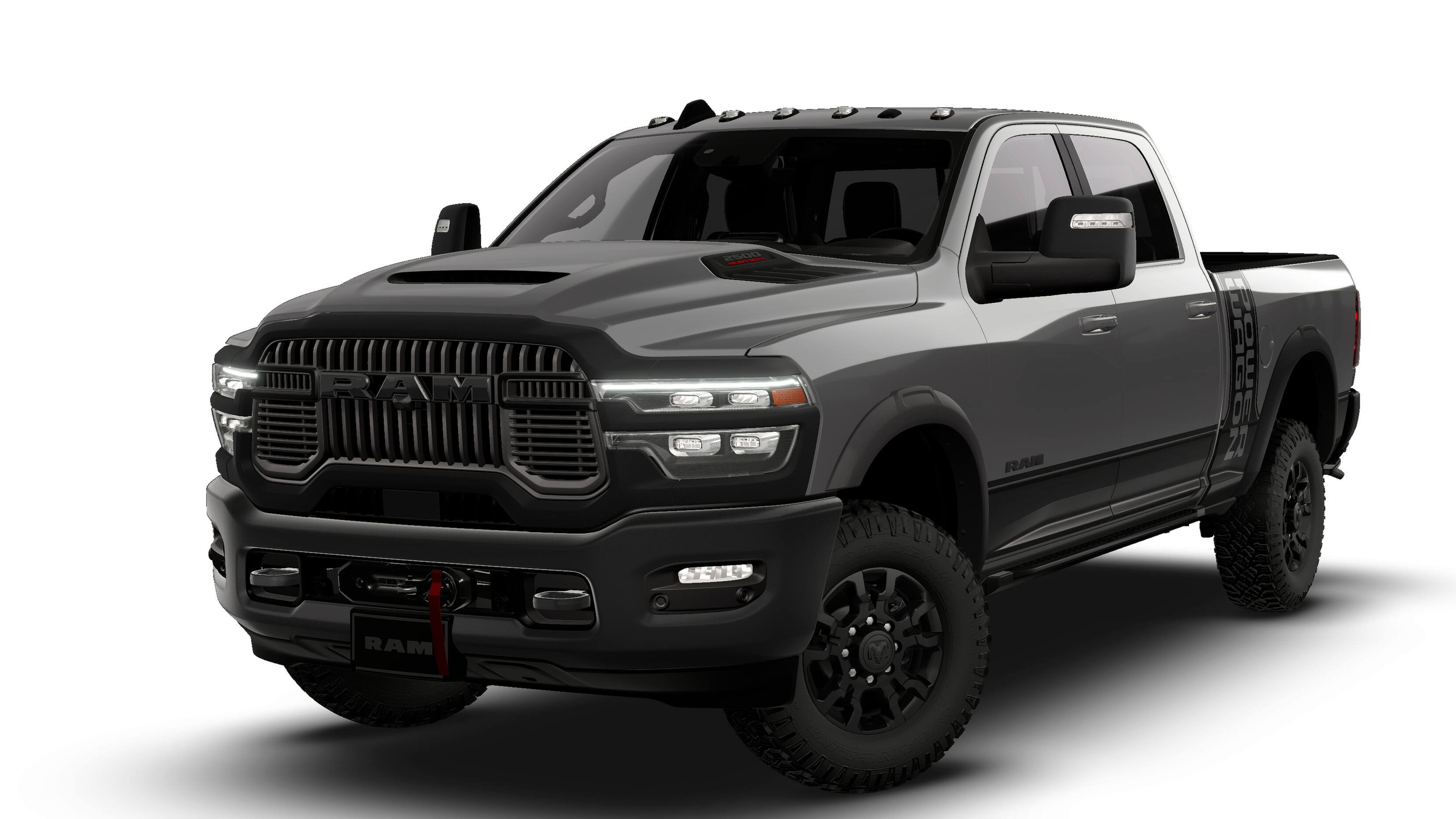 New 2026 Granite Crystal Metallic Clear-Coat Exterior Paint RAM Power Wagon image 13