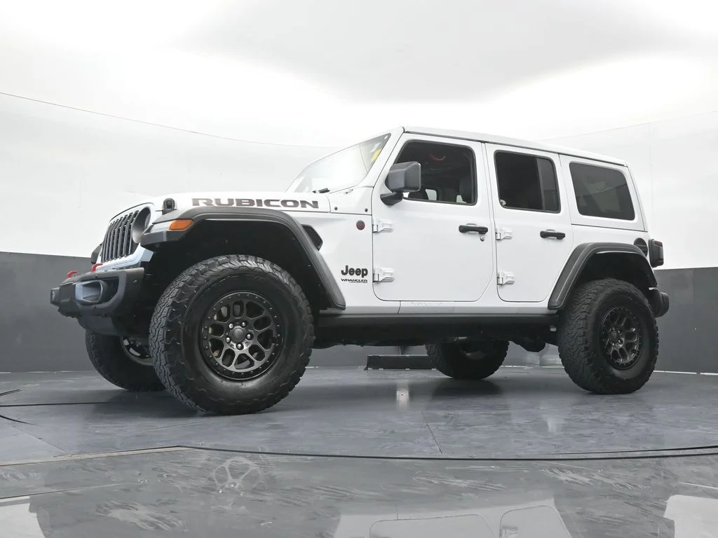 Used 2022 Bright White Clearcoat Jeep Unlimited Rubicon image 59
