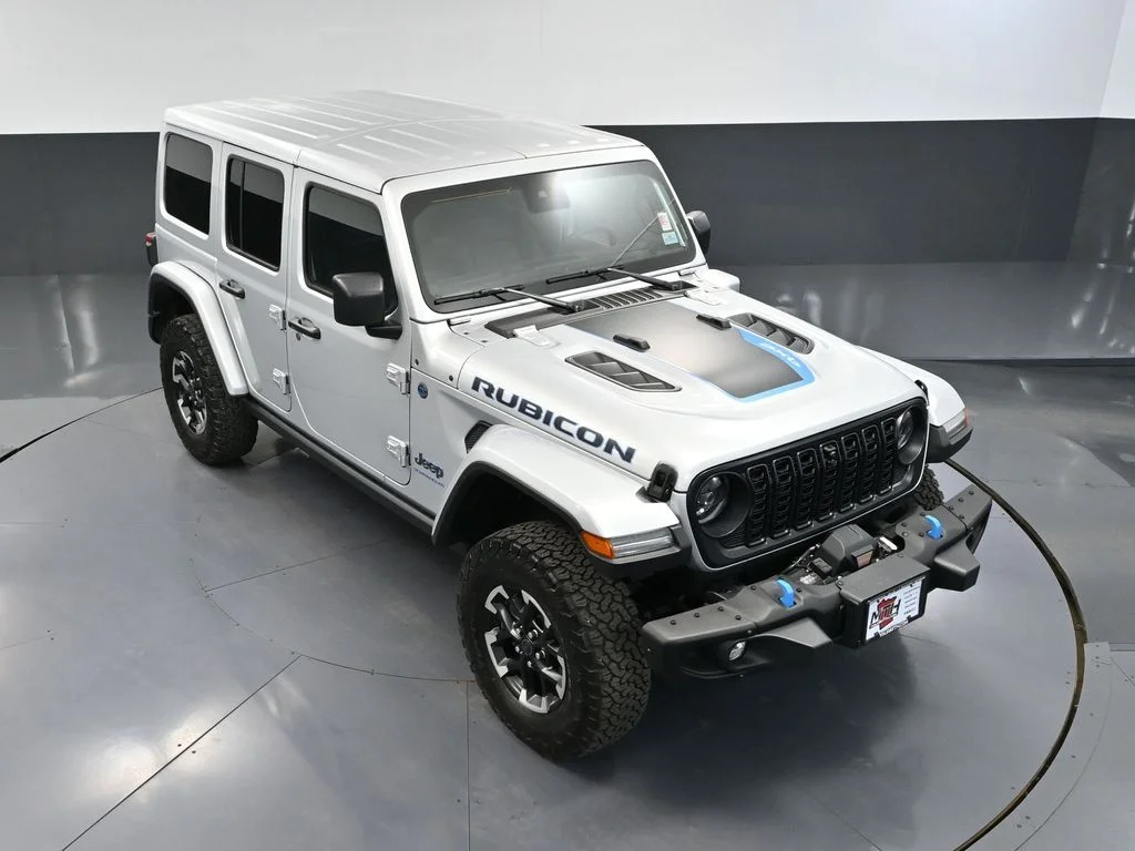 Certified Used 2024 Silver Jeep Rubicon 4xe image 59
