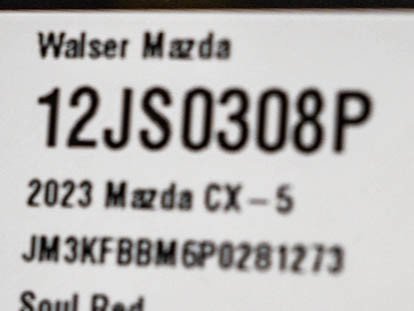Used 2023 Soul Red Crystal Metallic Mazda 2.5 S Select Package image 25