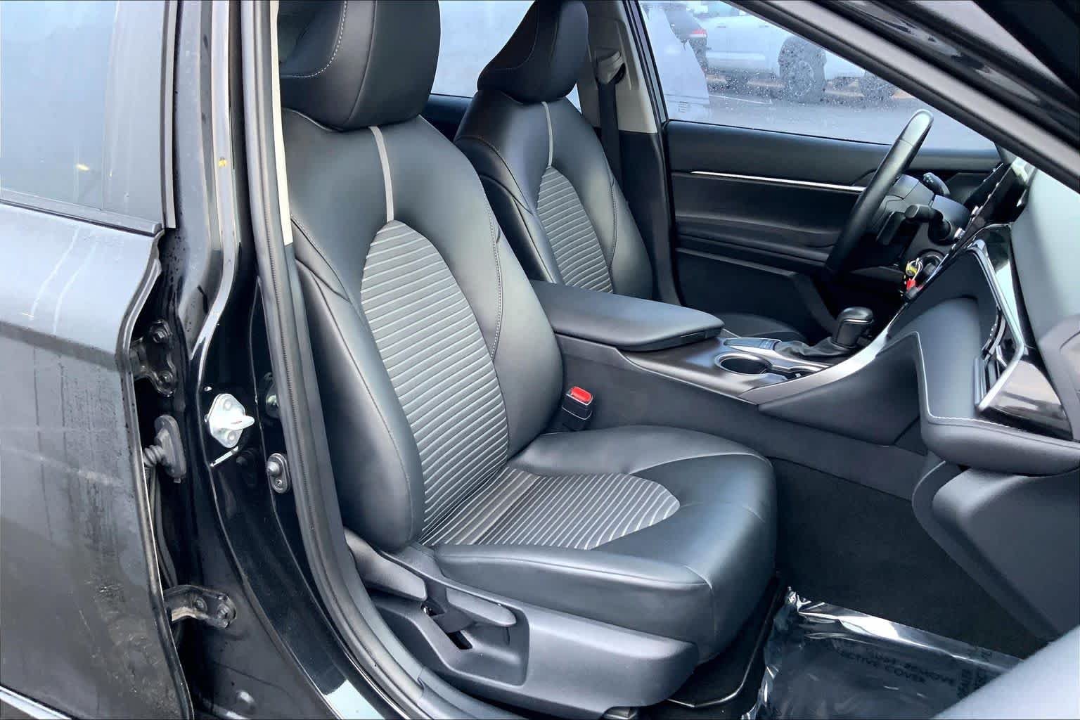 Used 2023 Midnight Black Metallic Toyota SE Nightshade image 8