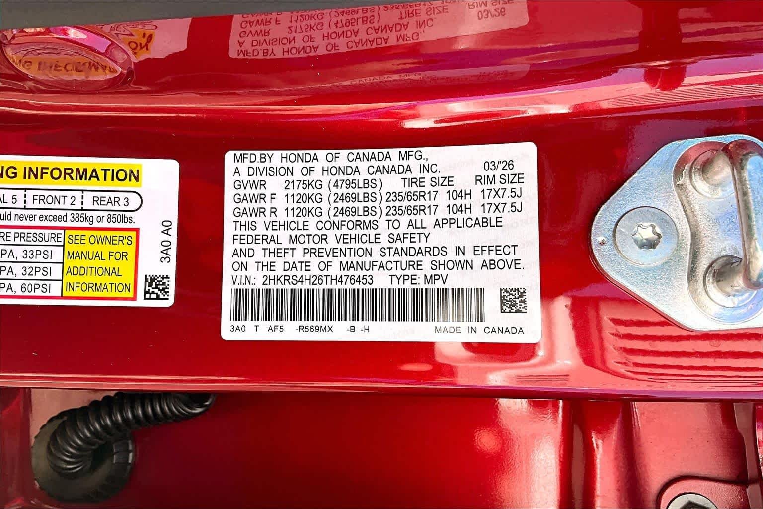 2026 Honda CR-V LX - Photo 33