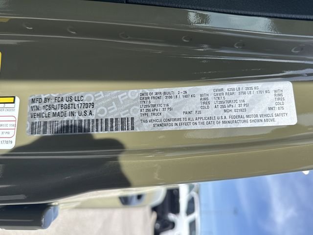 New 2026 Green Jeep Rubicon X image 32