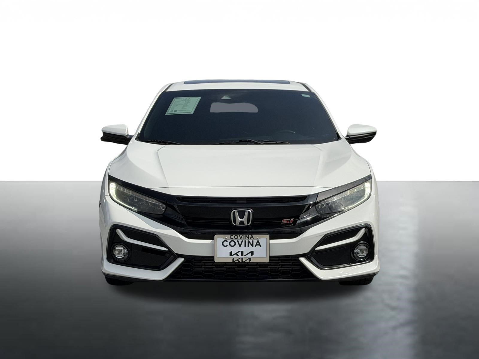 Used 2020 Platinum White Pearl Honda Si image 3