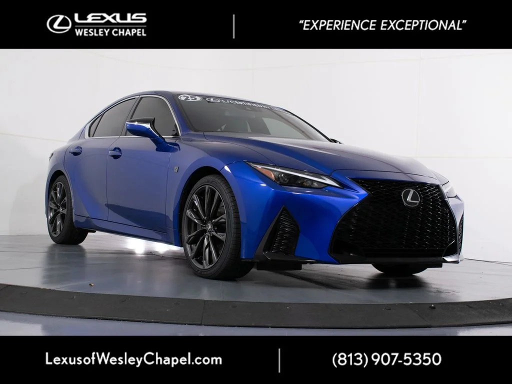 Used 2025 Blue Lexus 350 F SPORT Design image 1