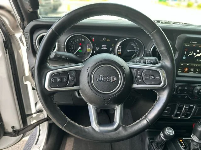 Used 2021 White Jeep Unlimited Sahara 4xe image 15