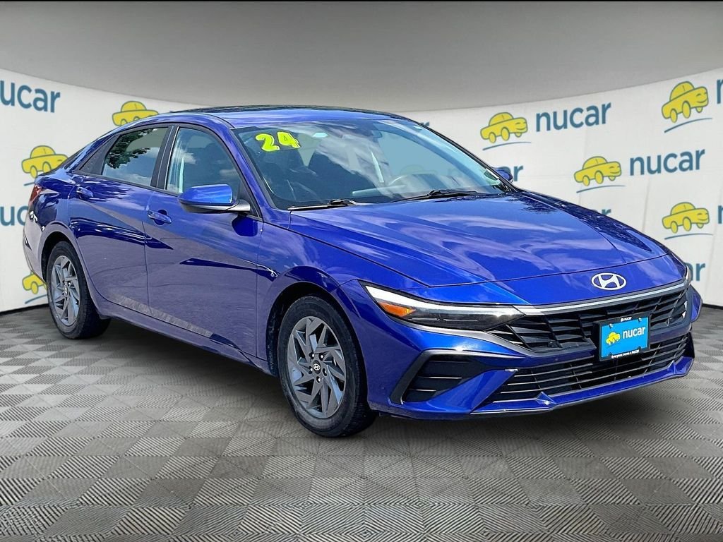 Used 2024 Intense Blue Hyundai SEL image 1