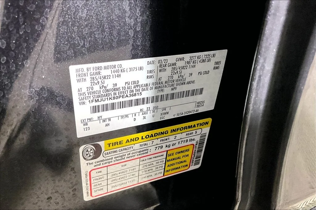 Certified Used 2023 Dark Matter Metallic Ford Limited image 27