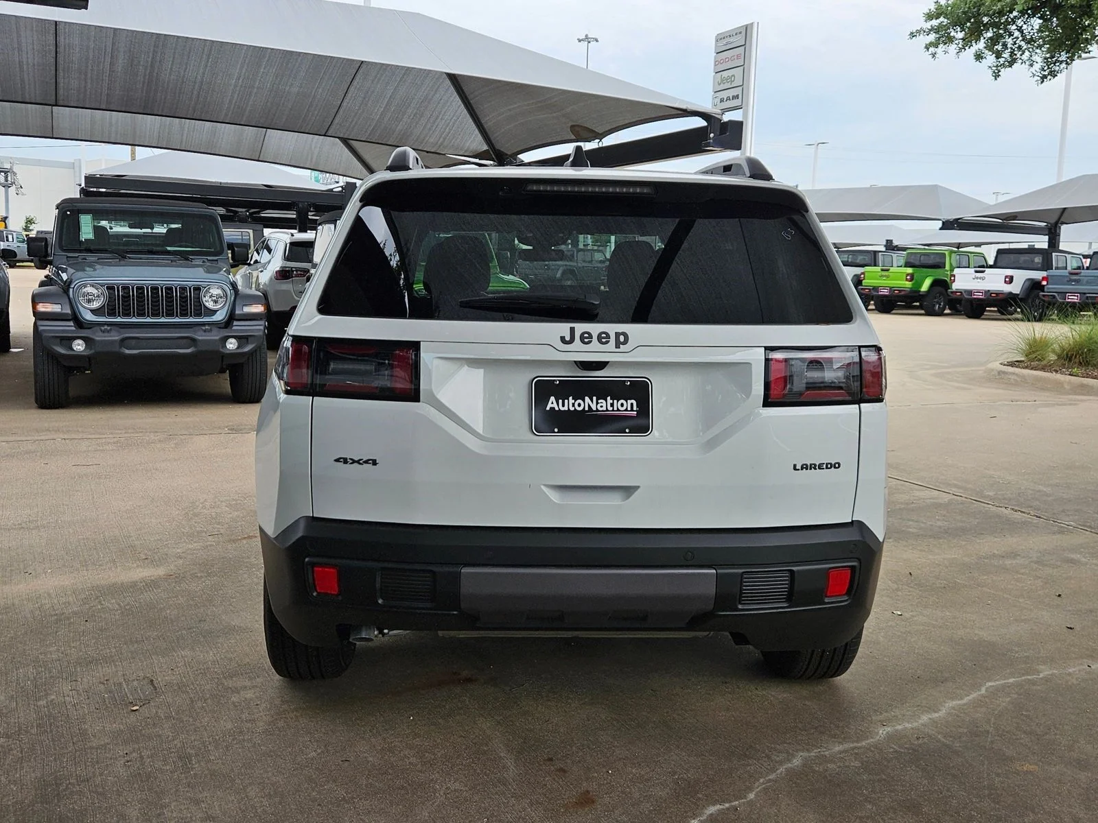 New 2026 Bright White Clearcoat Jeep Laredo image 8