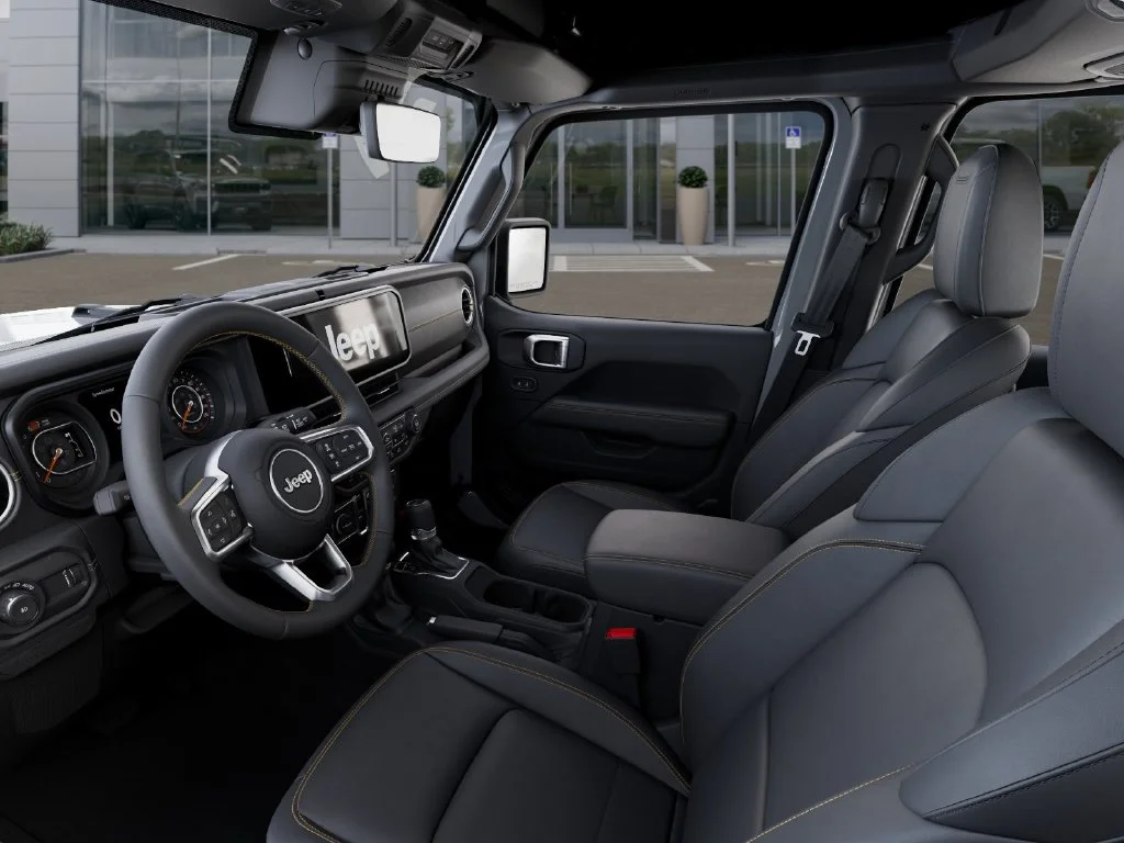 New 2026 Bright White Clear-Coat Exterior Paint Jeep Sahara image 23