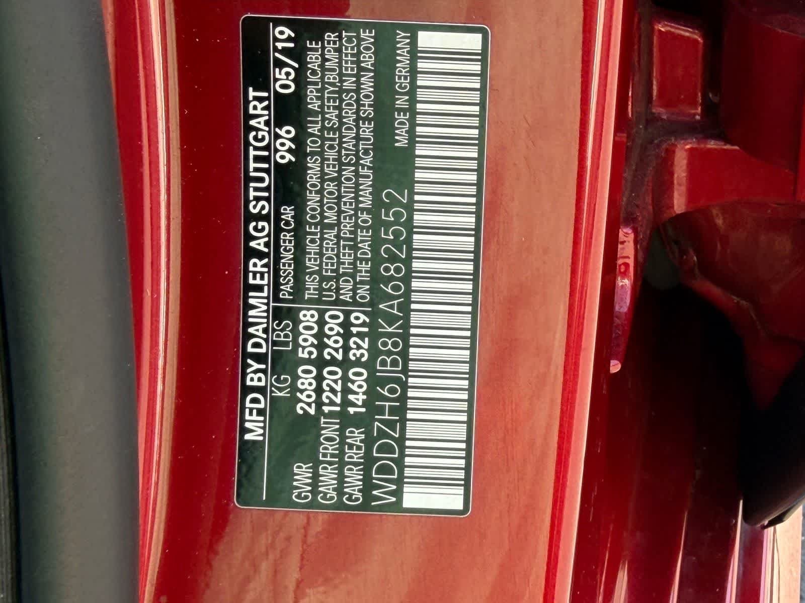 Used 2019 designo Cardinal Red Metallic Mercedes-Benz E 450 image 27