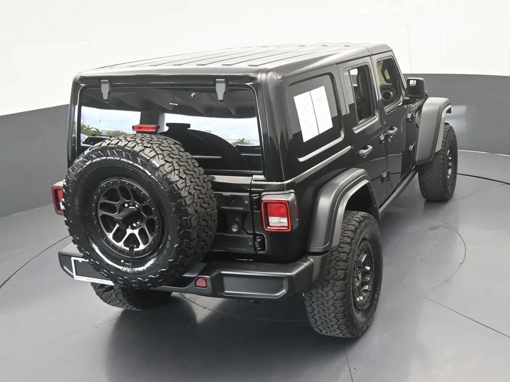 Used 2022 Black Clearcoat Jeep Unlimited Sport image 51