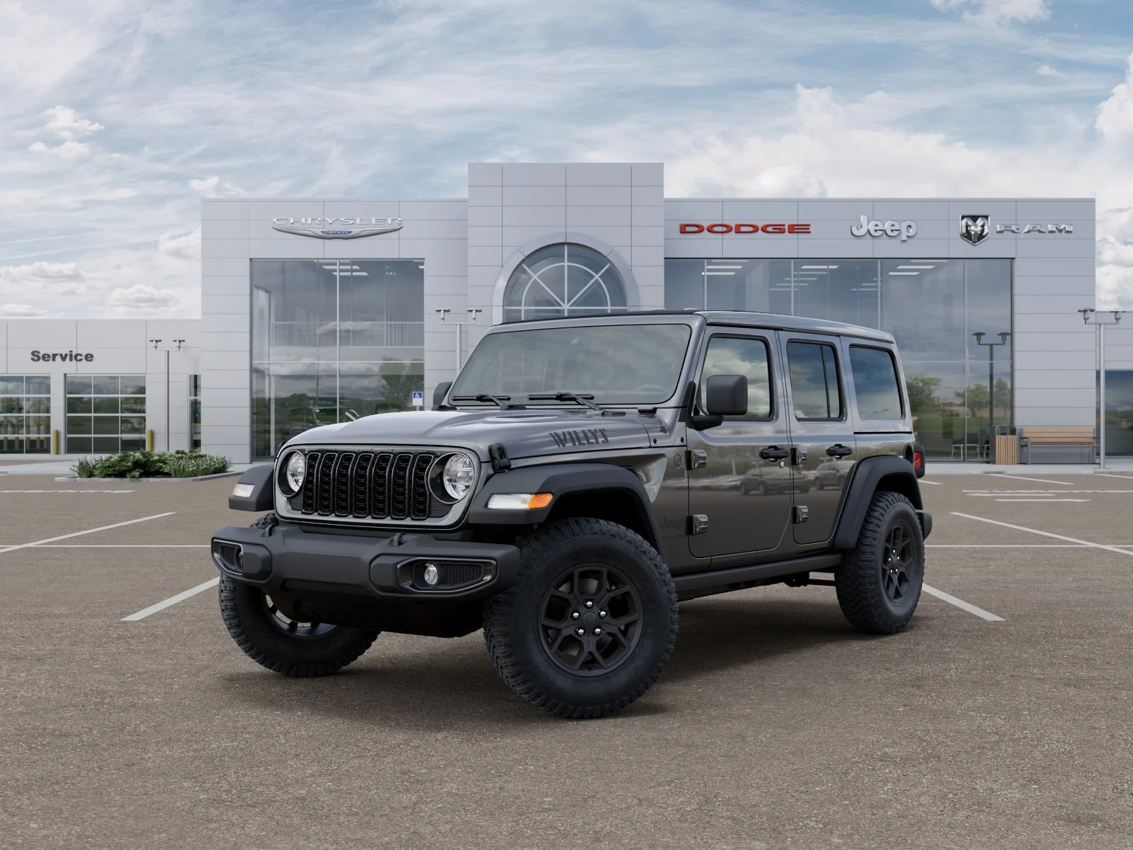 New 2026 Granite Crystal Metallic Clearcoat Jeep Willys image 27