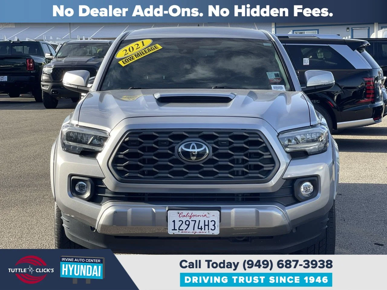 Used 2021 SILVER SKY METALL TOYOTA TRUCK TRD SPORT image 11