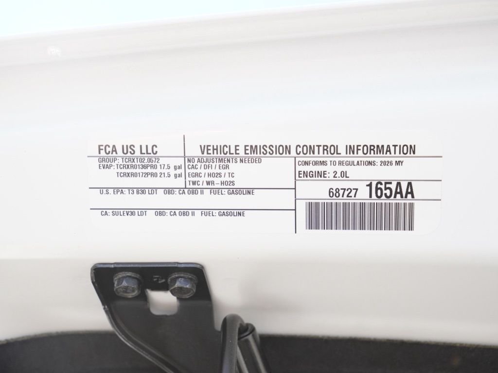 New 2026 Bright White Clear-Coat Exterior Paint Jeep Sport image 25