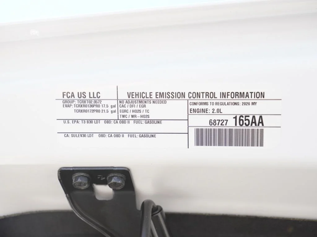 New 2026 Bright White Clear-Coat Exterior Paint Jeep Sport image 25