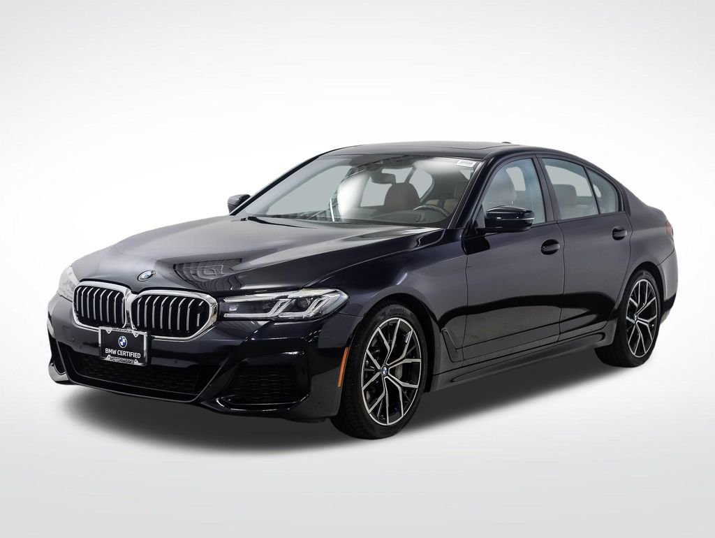 Certified Used 2023 Carbon Black Metallic BMW 530i xDrive image 1