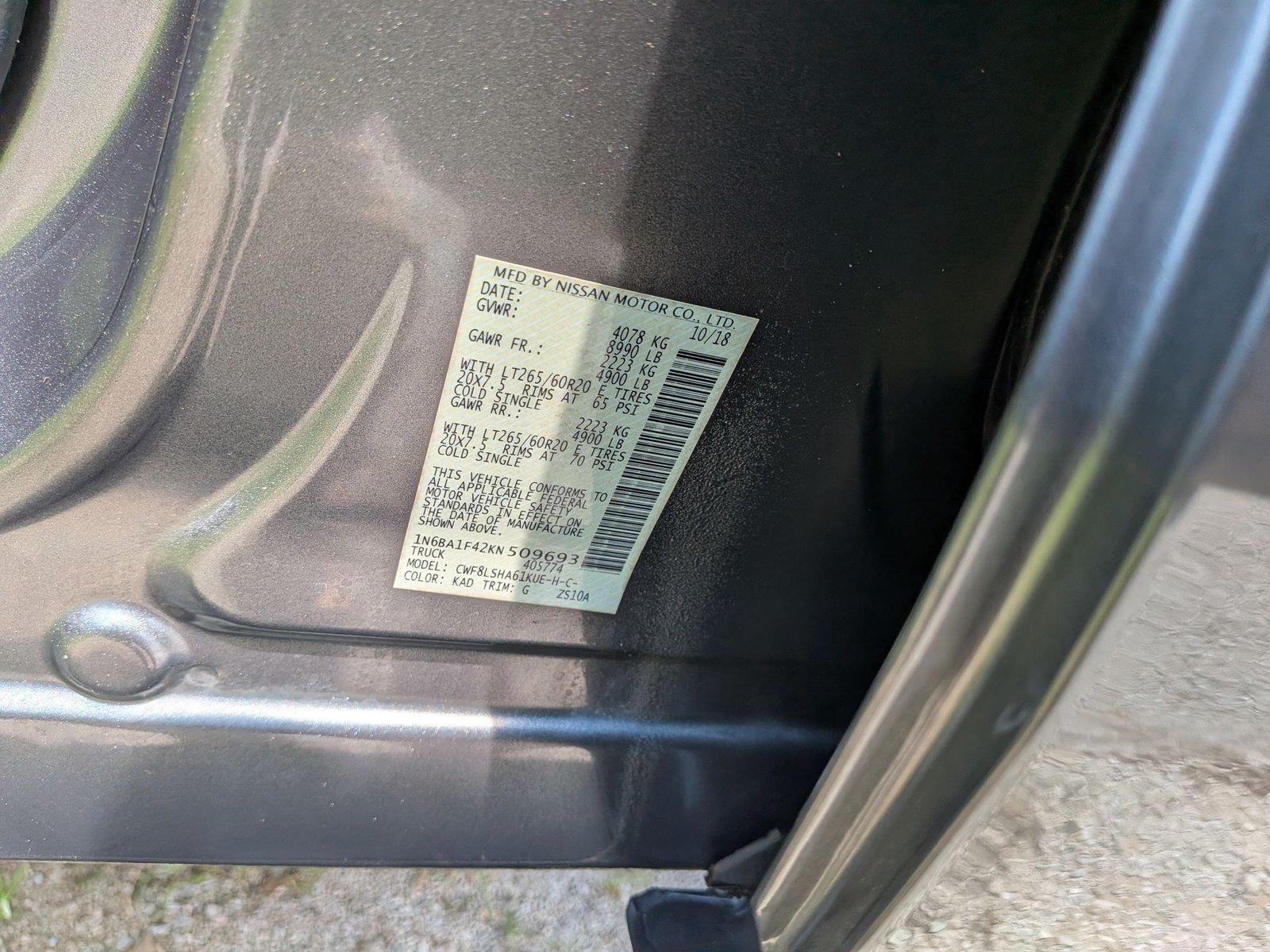 Used 2019 Gun Metallic Nissan SV image 6